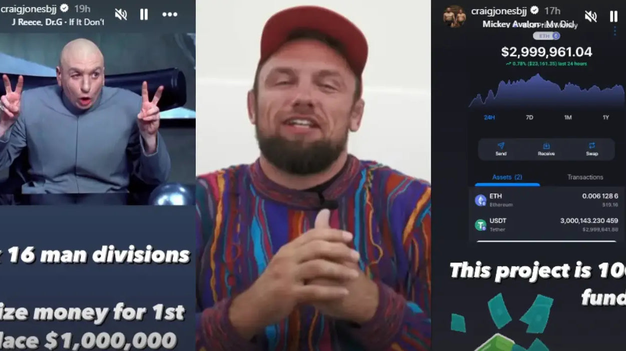 Craig Jones Announces Million Dollar BJJ Tourmanent