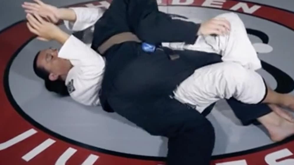 Henry Akins Half Guard Bottom Taking the Back