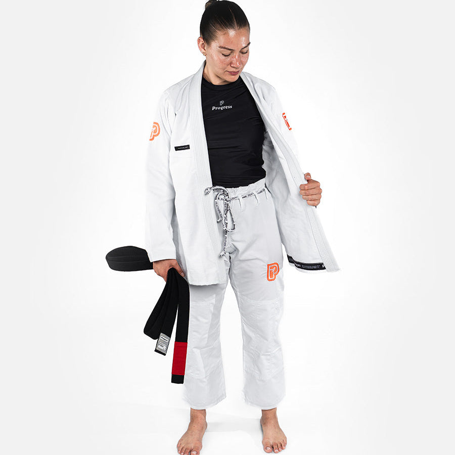 Women's Featherlight Lightweight Competition Gi - White Kimono