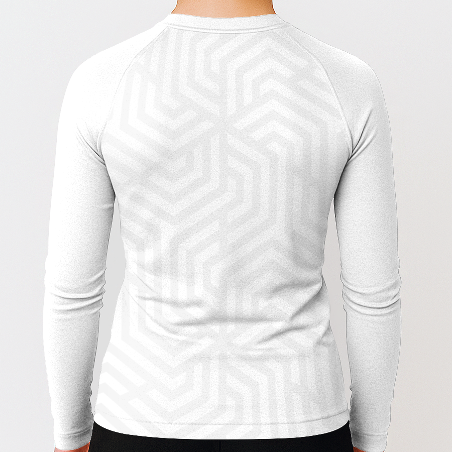 BJJ Religion Youth Geometric Rashguard