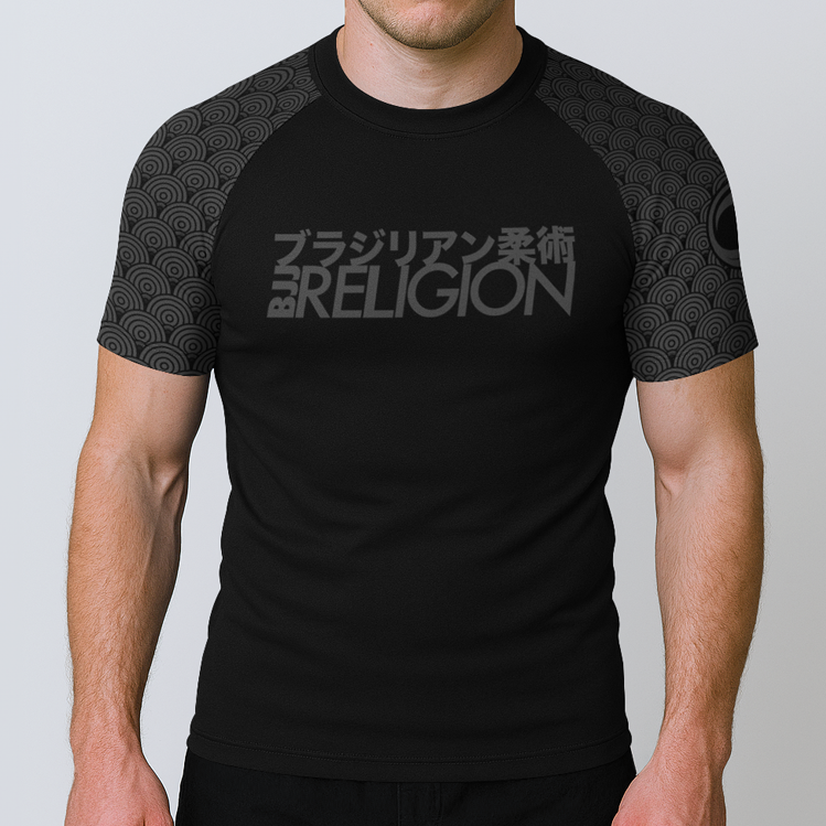 BJJ Religion Haiiro Short Sleeve Rashguard XS