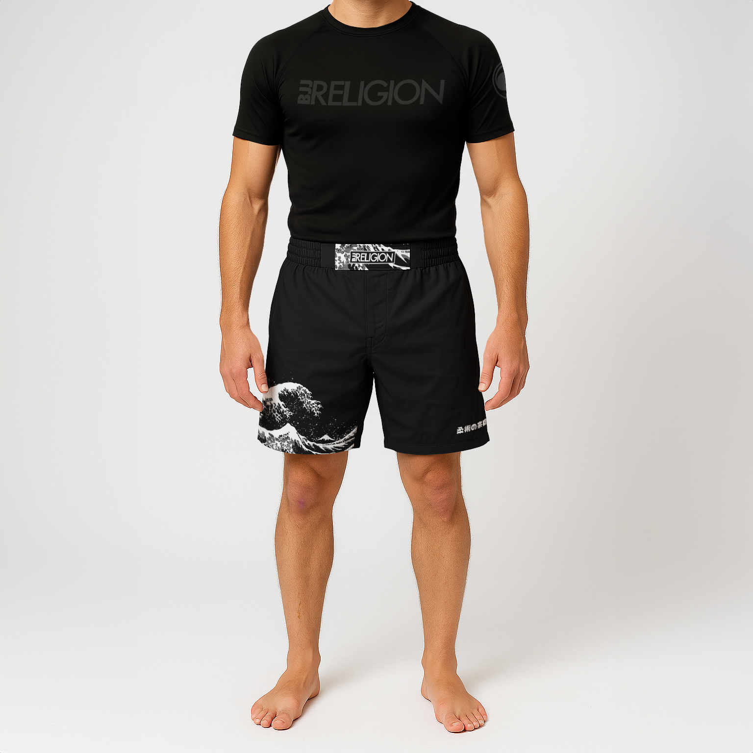 BJJ Religion Hokusai Grappling Shorts
