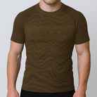 BJJ Religion Ranked Short Sleeve Rashguard Brown XS