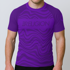 BJJ Religion Ranked Short Sleeve Rashguard Purple XS