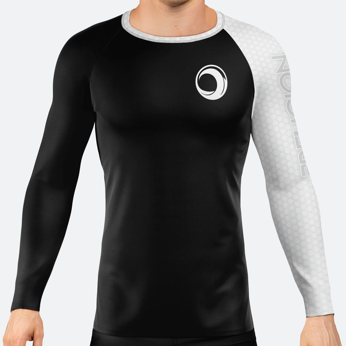 BJJ Religion Fundamental Ranked Rashguard White XS