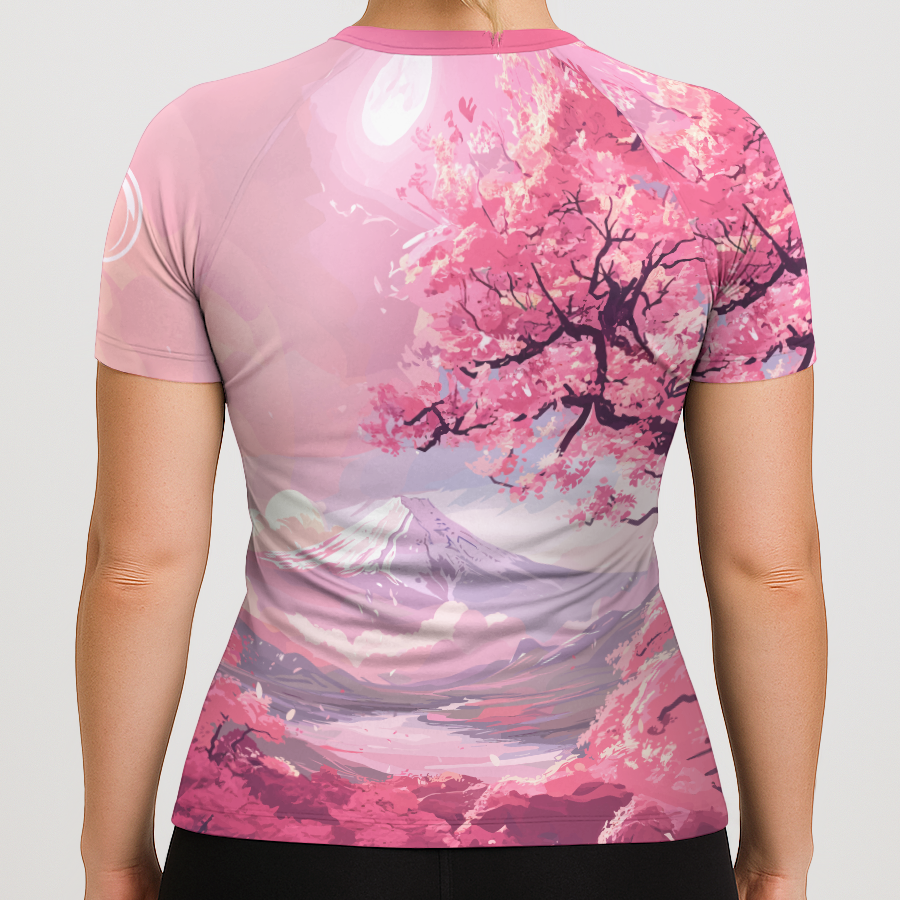 BJJ Religion Women's Pink Tranquility Rashguard