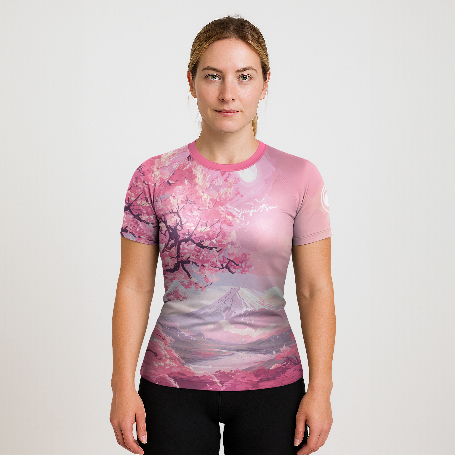 BJJ Religion Women's Pink Tranquility Rashguard