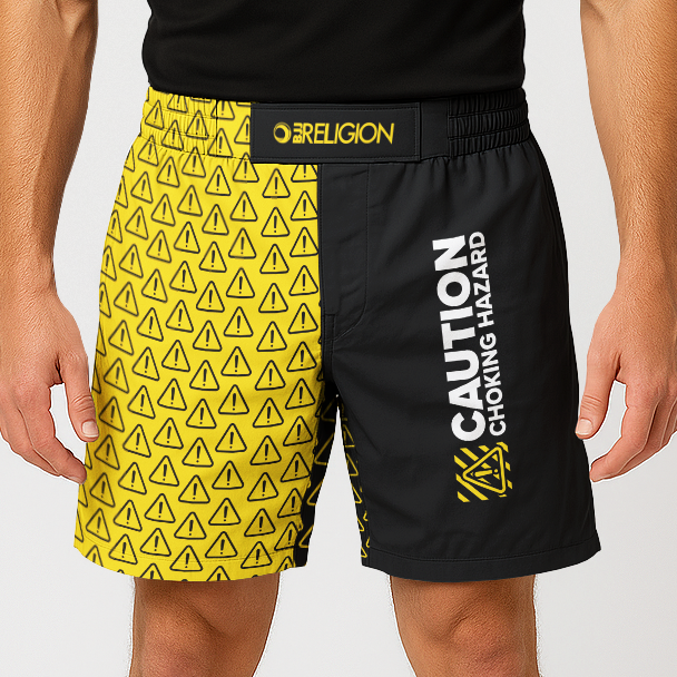 BJJ Religion Choking Hazard Grappling Shorts XS