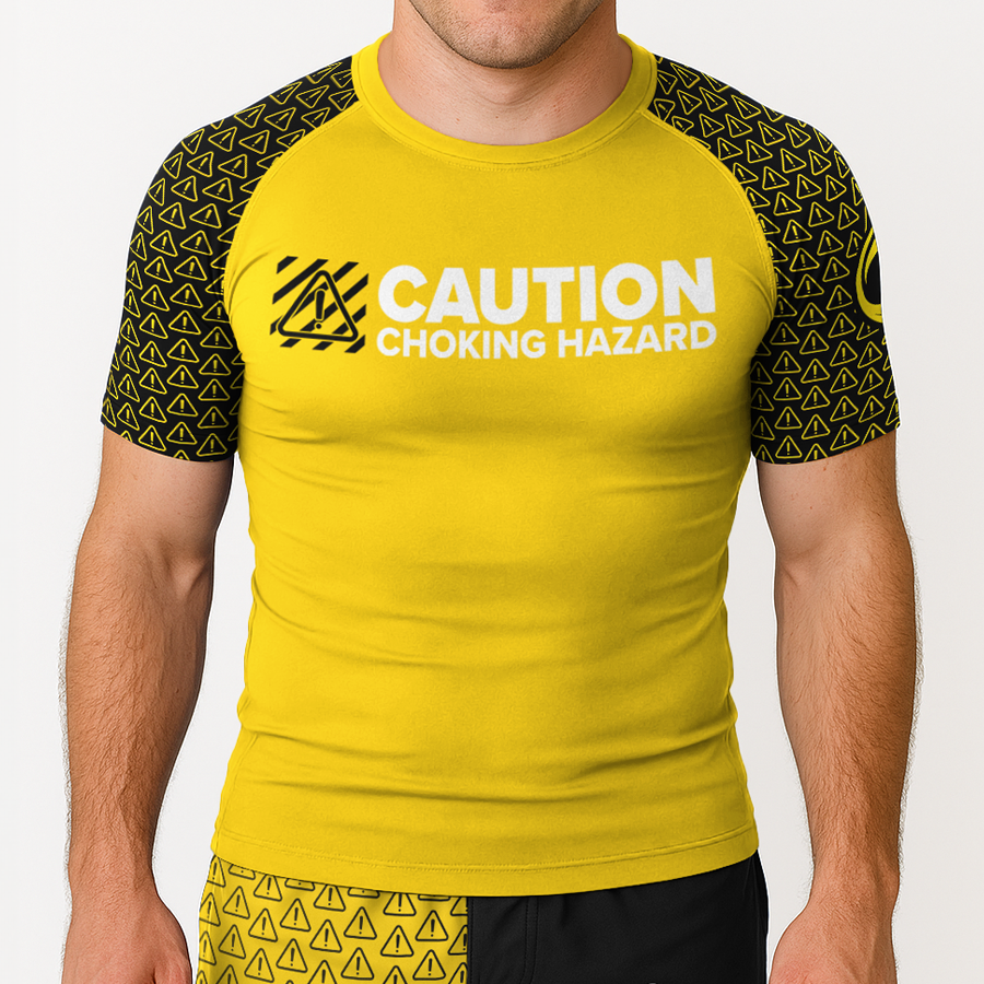 BJJ Religion Choking Hazard Rashguard XS