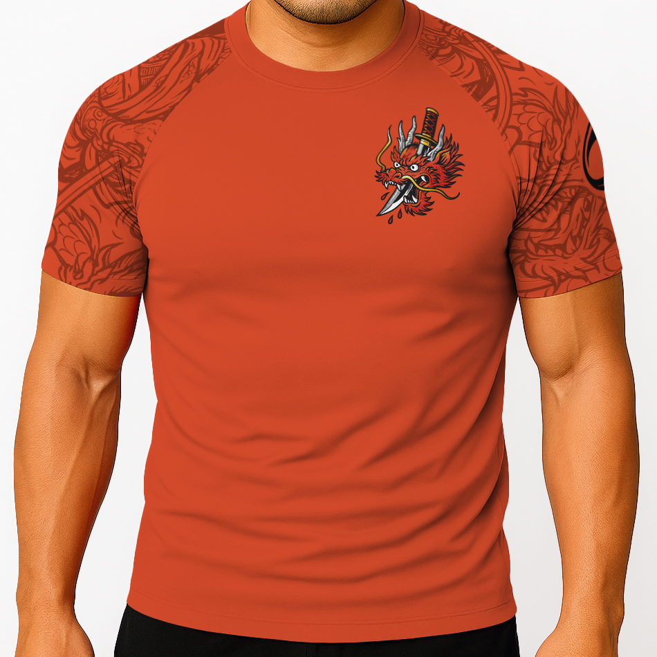 BJJ Religion Crimson Dragon Rashguard