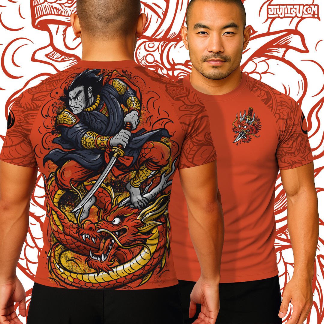 BJJ Religion Crimson Dragon Rashguard