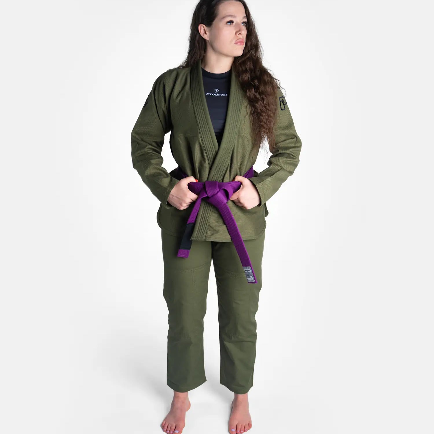 Women's Academy Gi - Forest Green (with FREE Whitebelt) Kimono