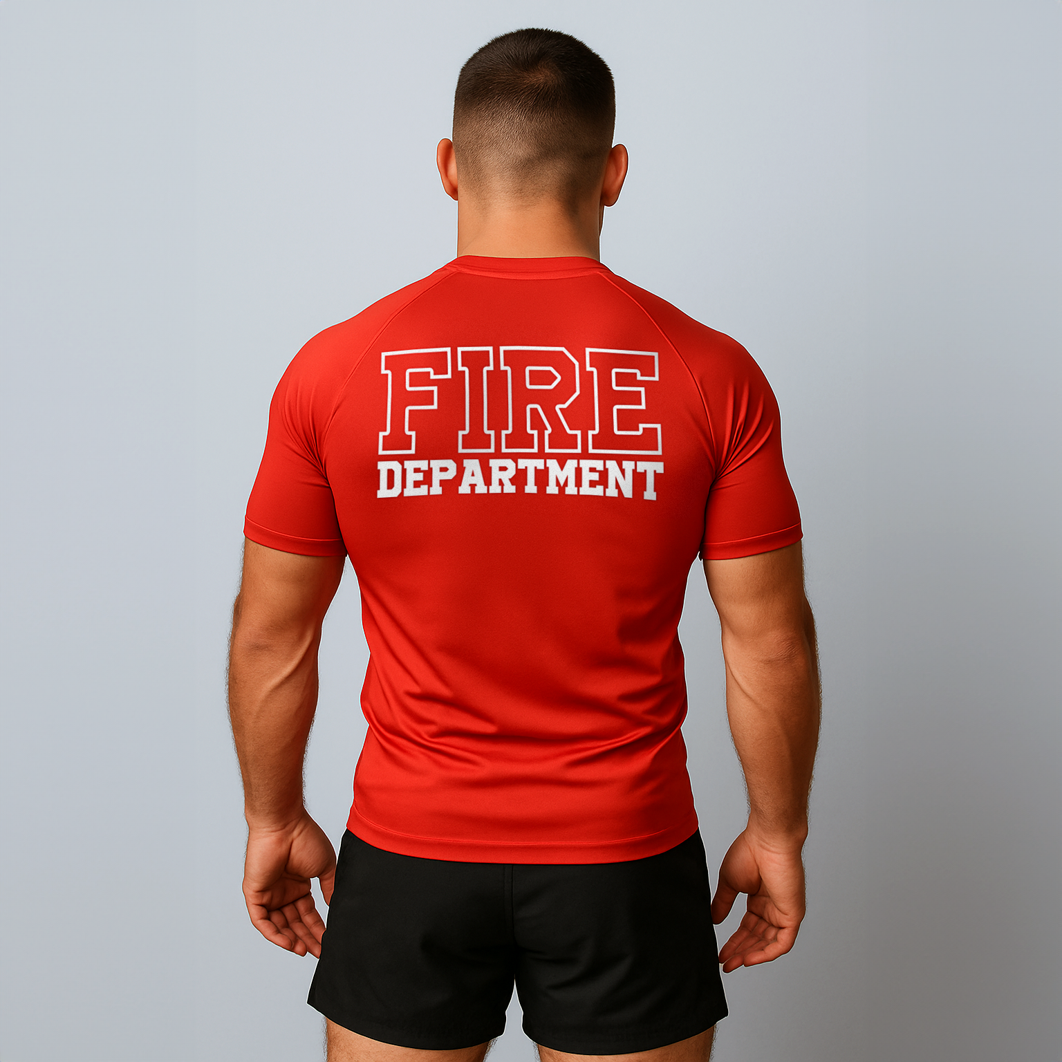 Firefighter Short Sleeve Rashguard - Red