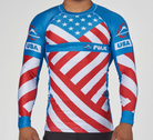 Fuji American Grappler Flex Lite Rashguard XS Blue