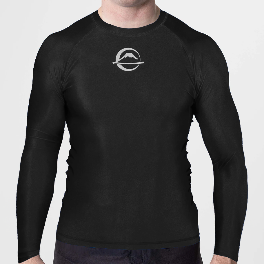 Fuji Baseline Ranked Long Sleeve Rashguard Black X-Small