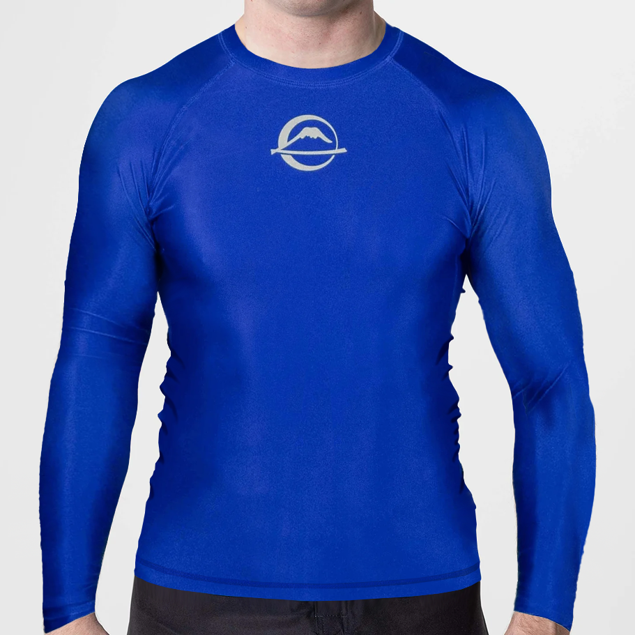 Fuji Baseline Ranked Long Sleeve Rashguard Blue X-Small
