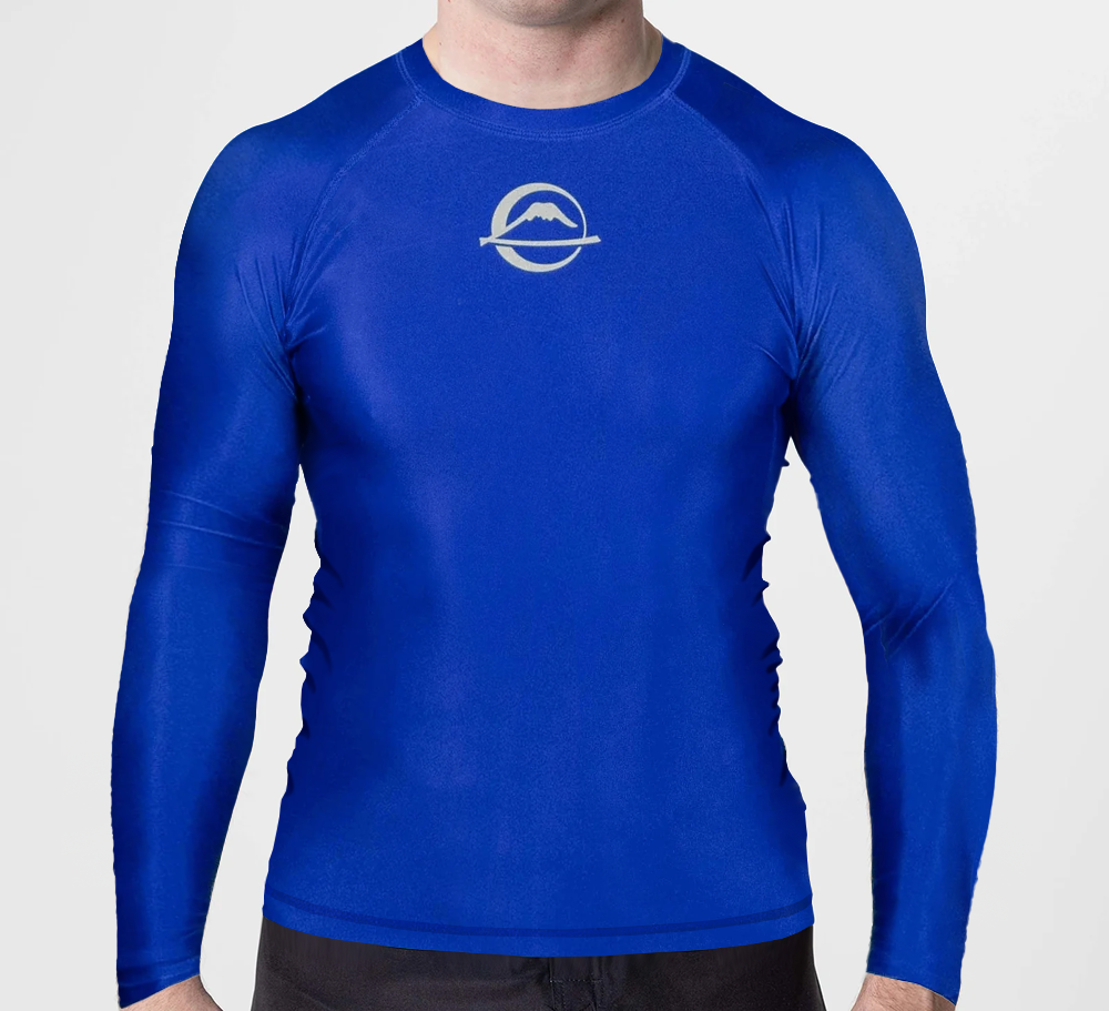 Fuji Baseline Ranked Long Sleeve Rashguard Blue X-Small