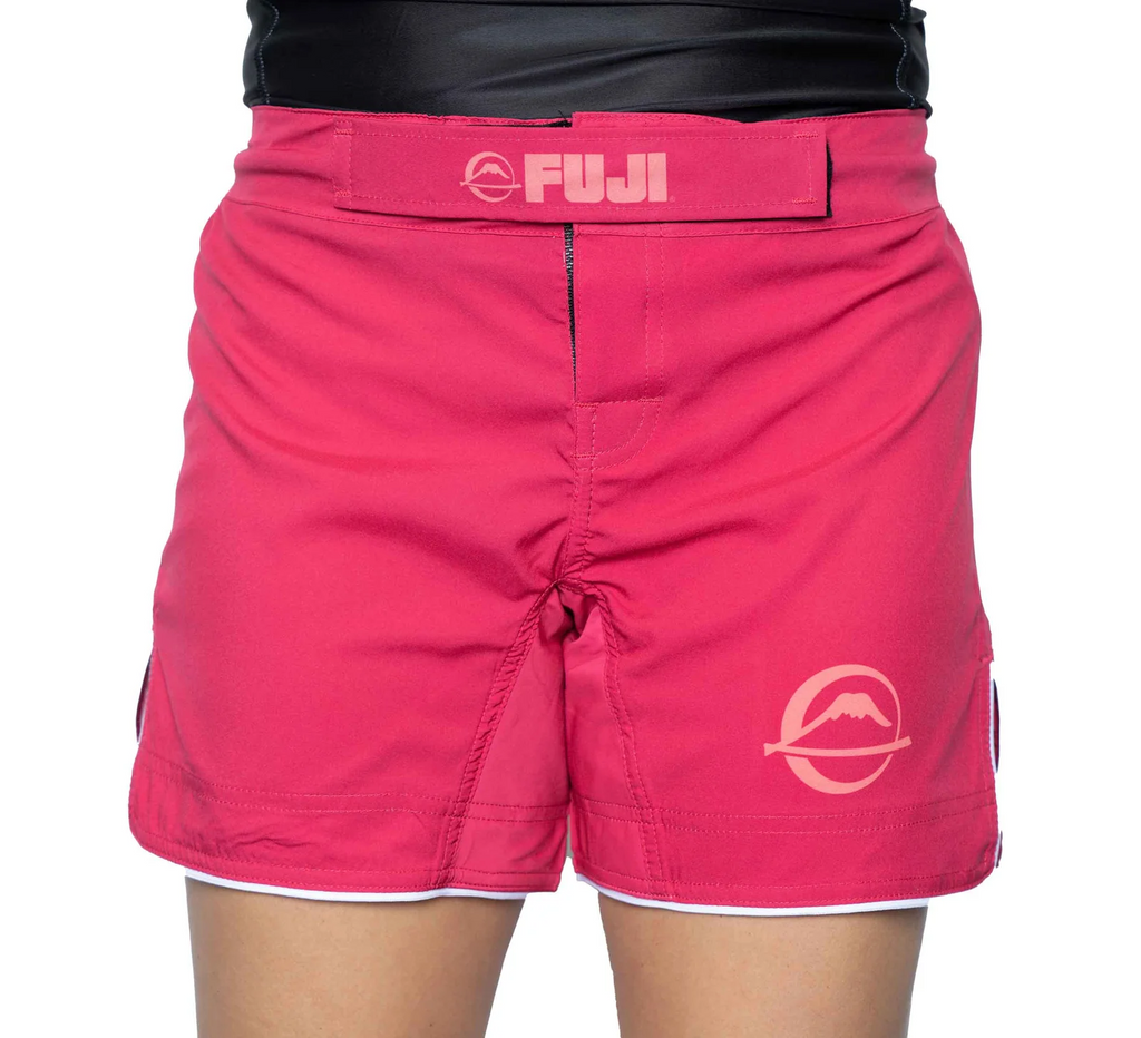 Fuji Baseline Women's Grappling Shorts Pink Small 