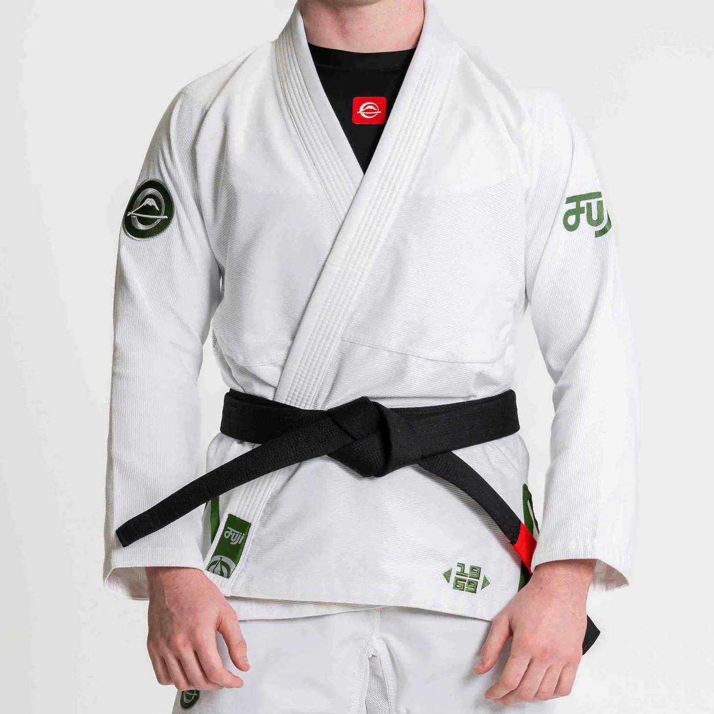 Fuji Flow-Tech BJJ Gi White/Green A0