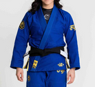 Fuji Womens Flow-Tech BJJ Gi Blue/Gold W00