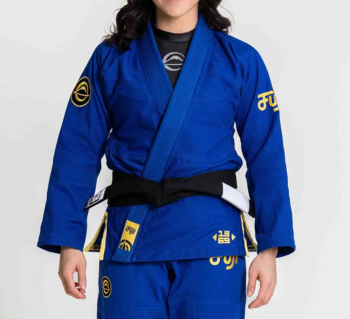 Fuji Womens Flow-Tech BJJ Gi Blue/Gold W00