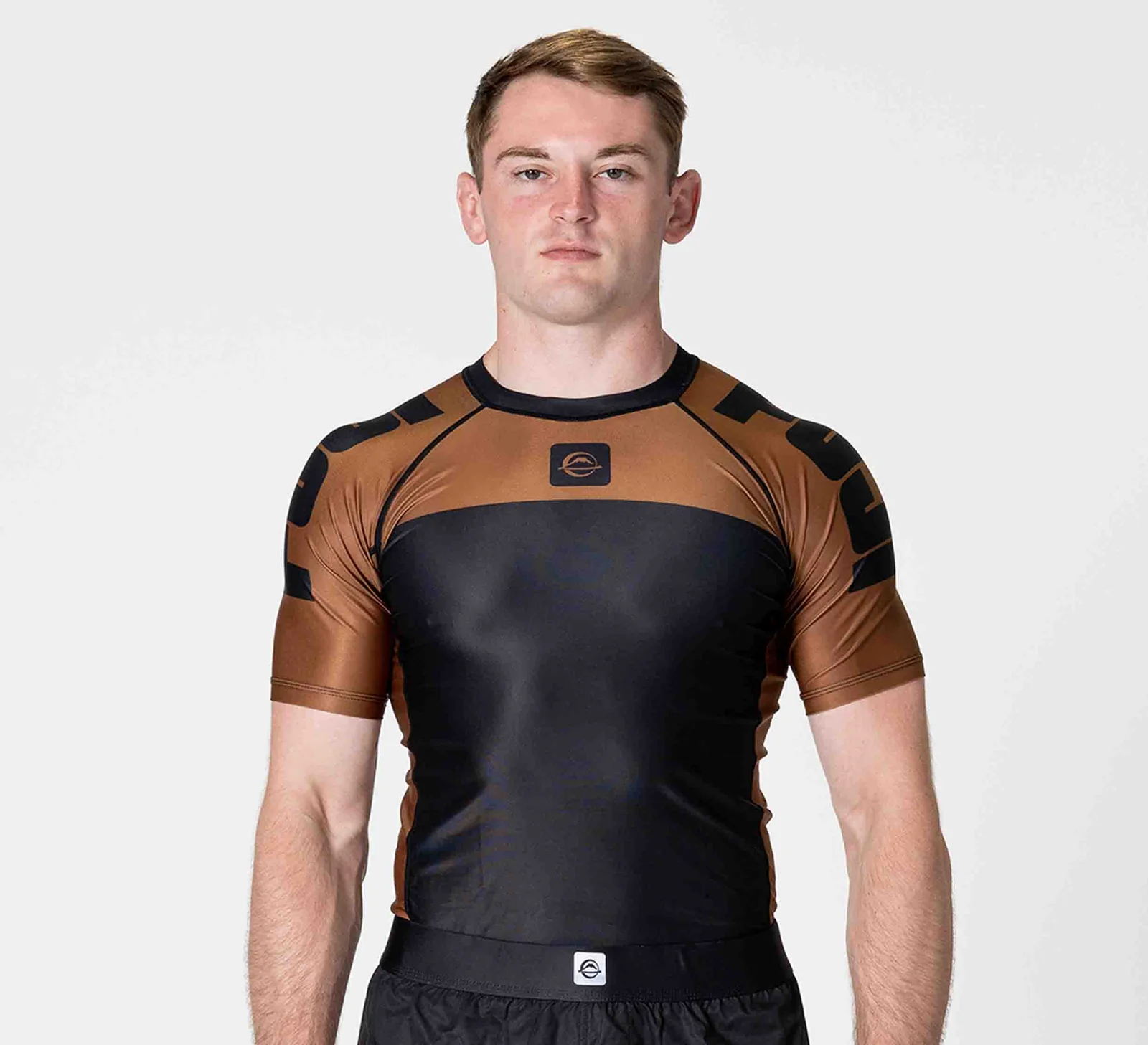 Fuji IBJJF Ranked Rashguard Brown XS