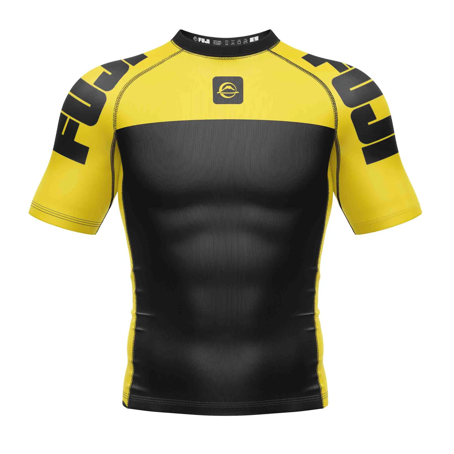 Fuji Kids IBJJF Ranked Rashguard Yellow YM