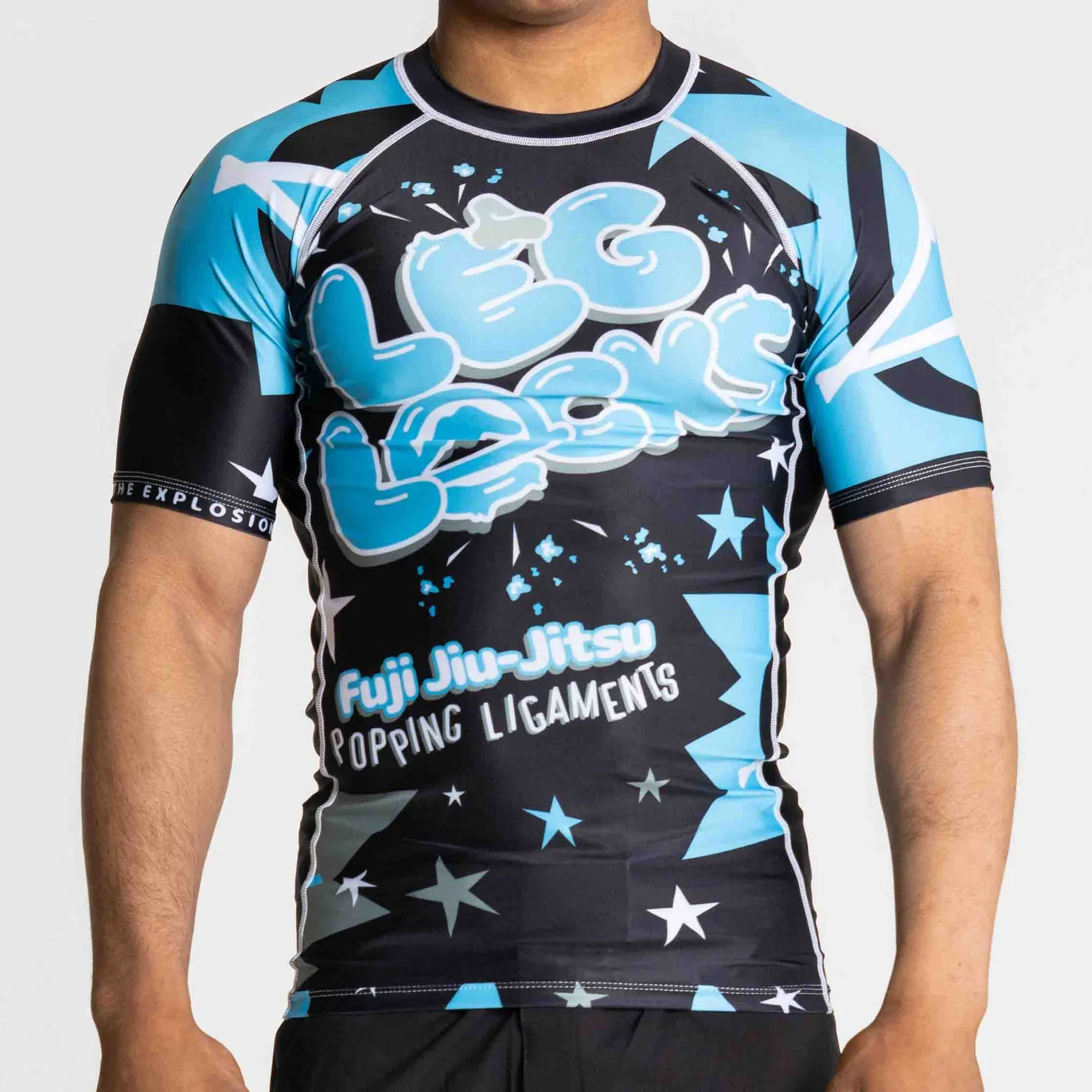 Fuji Leg Lock Flex Lite Rashguard Black/Blue XS