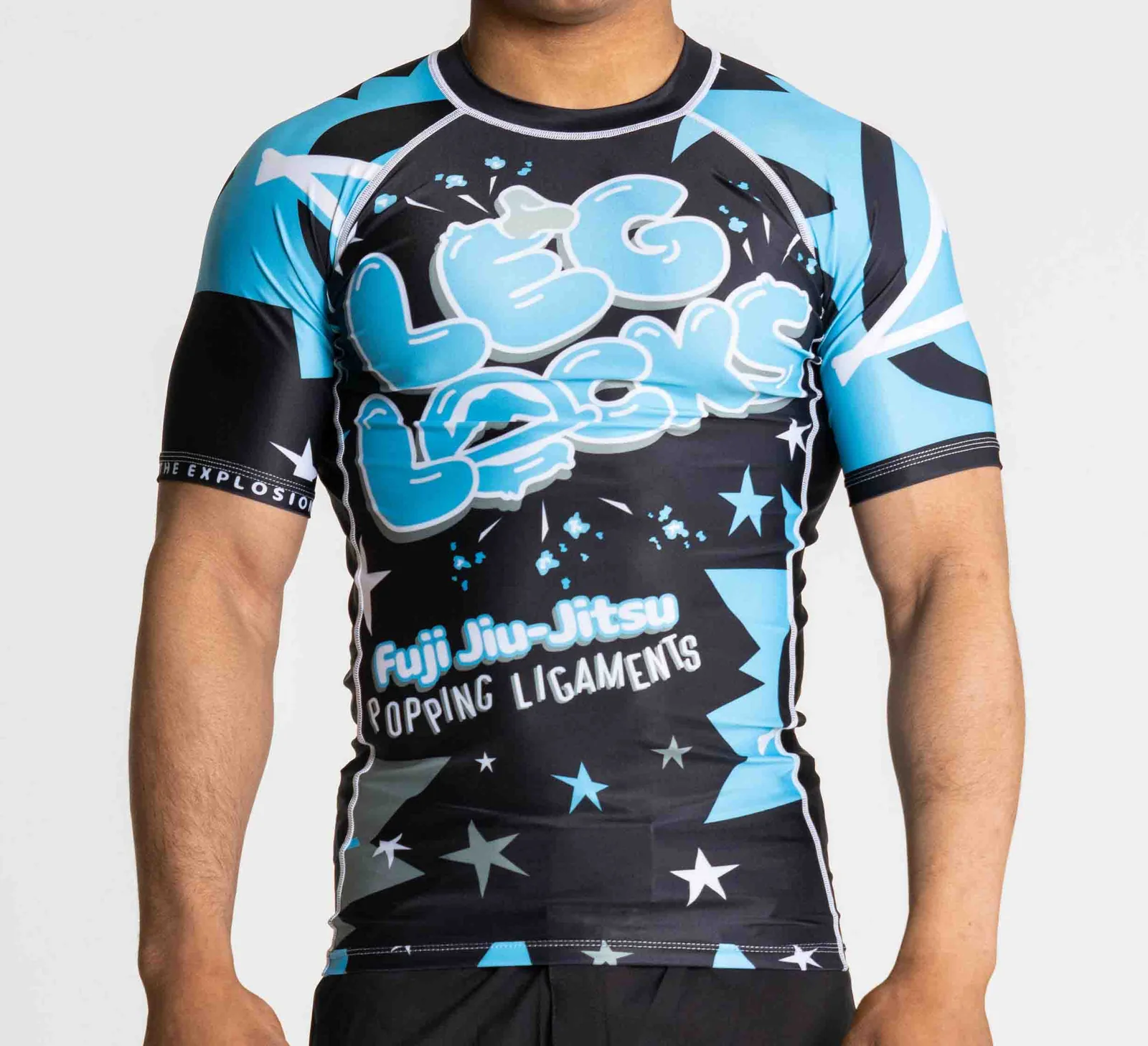 Fuji Leg Lock Flex Lite Rashguard Black/Blue XS