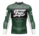 Fuji Script Long Sleeve Rashguard Green XS