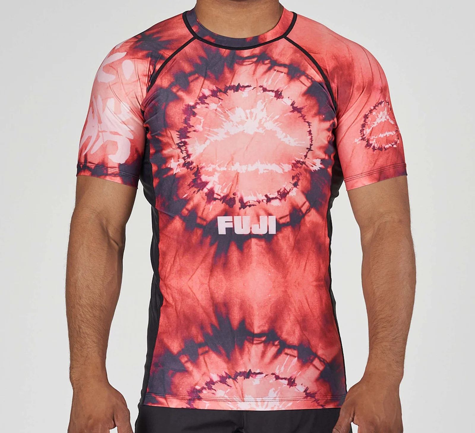 Fuji Tie Dye Flex Lite Rashguard Red XS