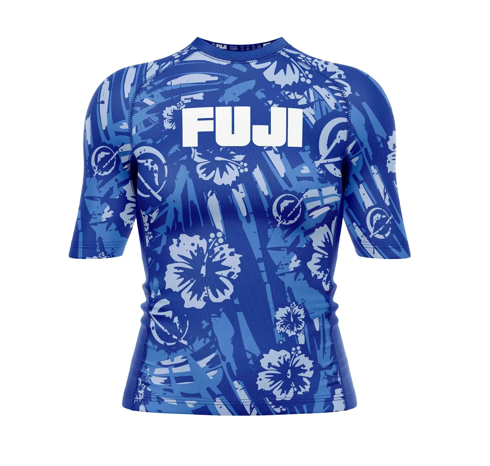 Fuji Womens Floral Short Sleeve Rashguard WXS