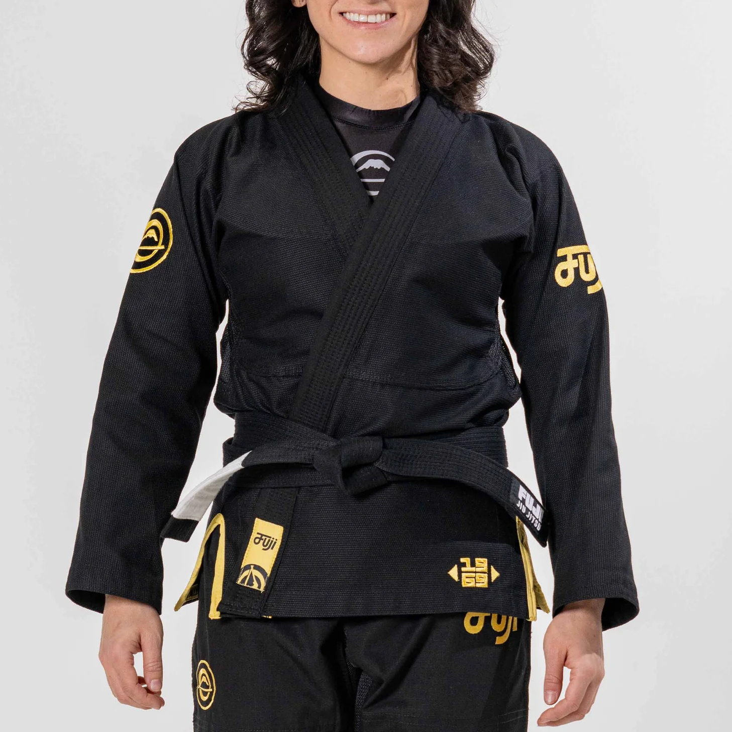Fuji Womens Flow-Tech BJJ Gi Black/Gold W00
