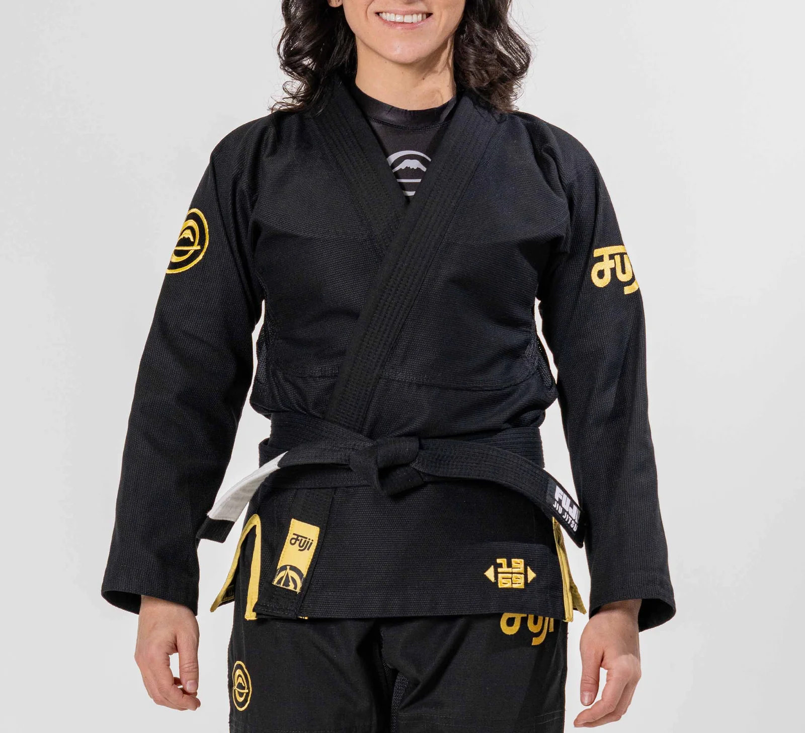Fuji Womens Flow-Tech BJJ Gi Black/Gold W00