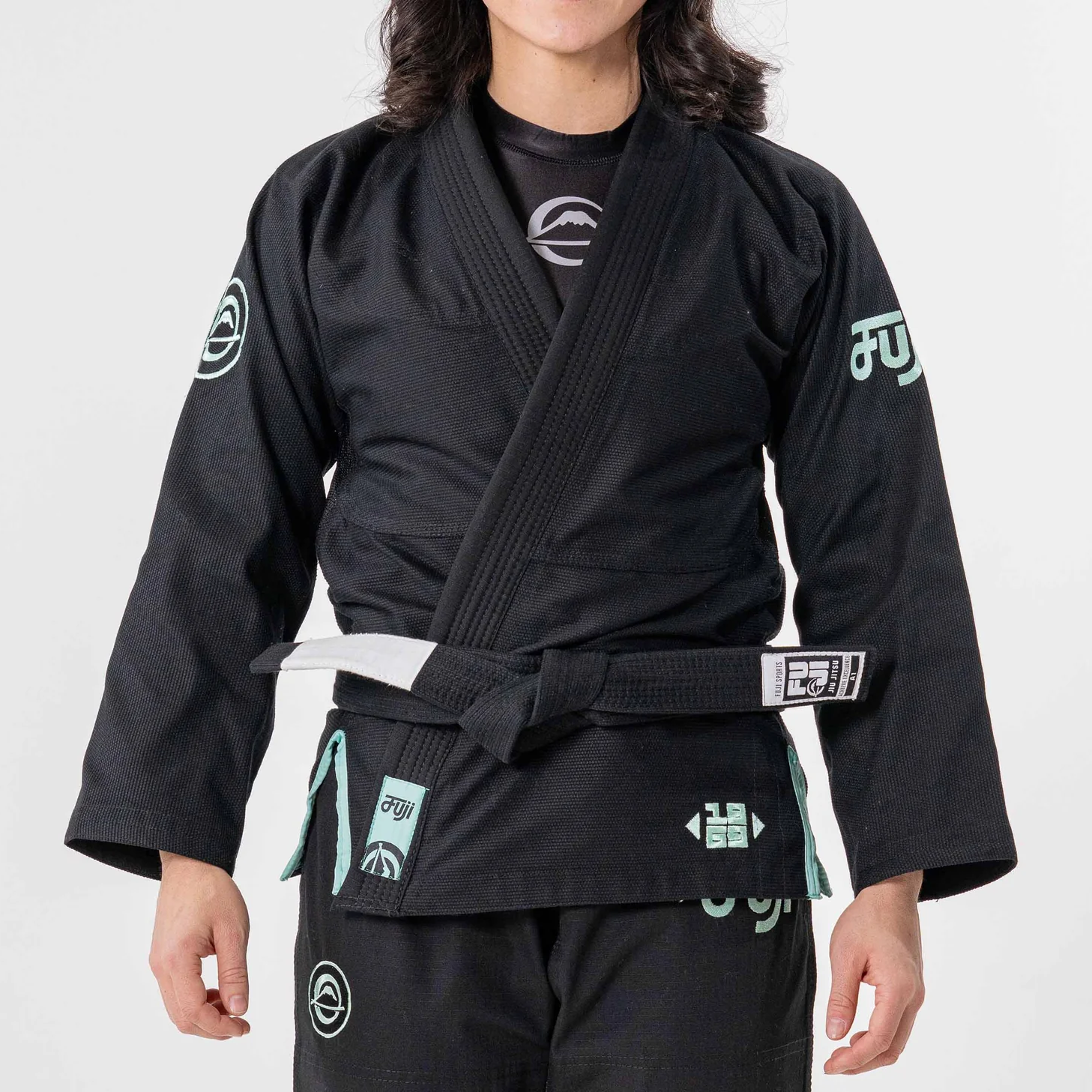 Fuji Womens Flow-Tech BJJ Gi Black/Teal W00
