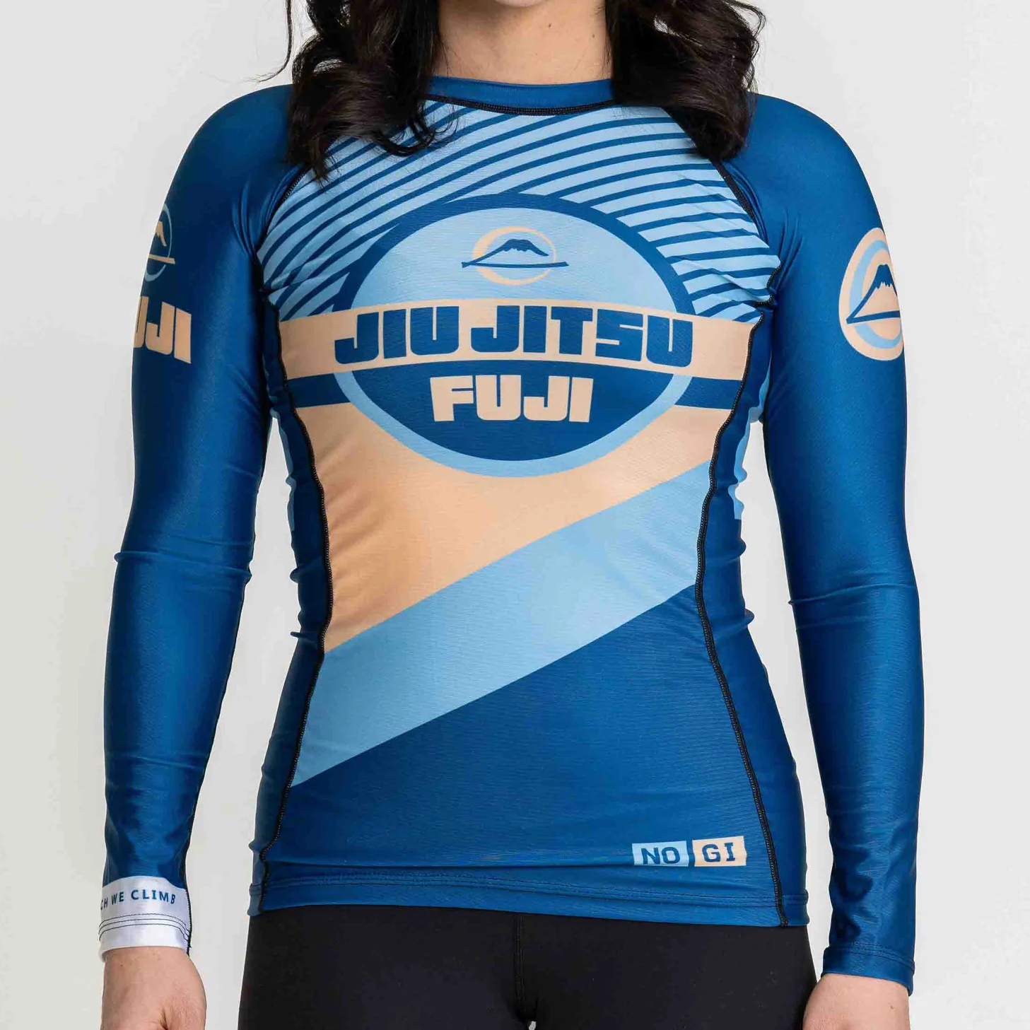Fuji Women's Pacer Flex Lite Rashguard Blue/Gold WXS