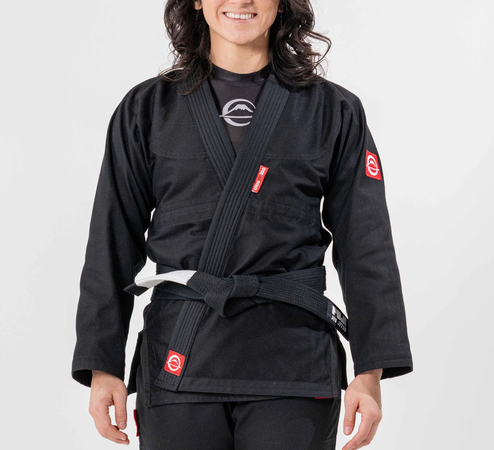 Fuji Womens Ultra Lite 300 BJJ Gi White Black W00
