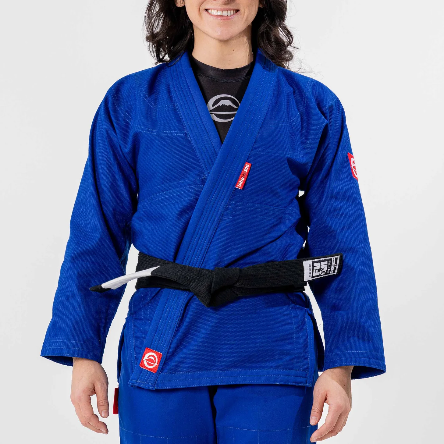 Fuji Womens Ultra Lite 300 BJJ Gi White Blue W00