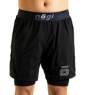 NOGI Industries Ghost Premium Grappling Shorts - 7" Inseam Black XS