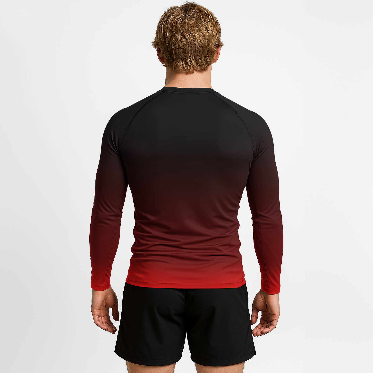 Jiujitsu.com Long Sleeve Ranked Rashguard - Black