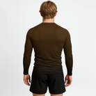 Jiujitsu.com Long Sleeve Ranked Rashguard - Brown