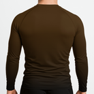 Jiujitsu.com Long Sleeve Ranked Rashguard - Brown