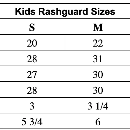 NOGI Industries Kids Core Rashguard