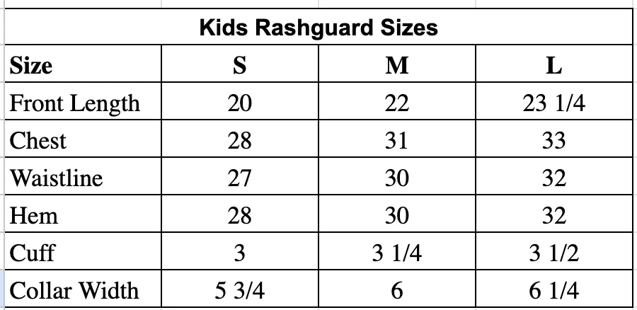 NOGI Industries Kids Core Rashguard