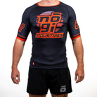 NOGI Industries '7Four Short Sleeve Ranked Rashguard Black S