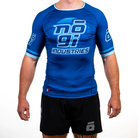 NOGI Industries '7Four Short Sleeve Ranked Rashguard Blue S