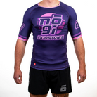 NOGI Industries '7Four Short Sleeve Ranked Rashguard Purple S
