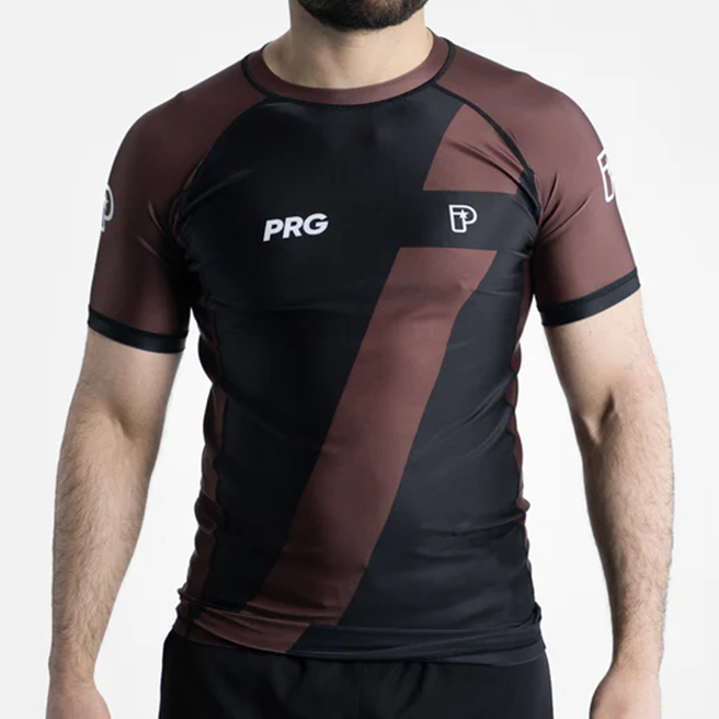 Progress Ranked Vasco Rashguard Brown XS