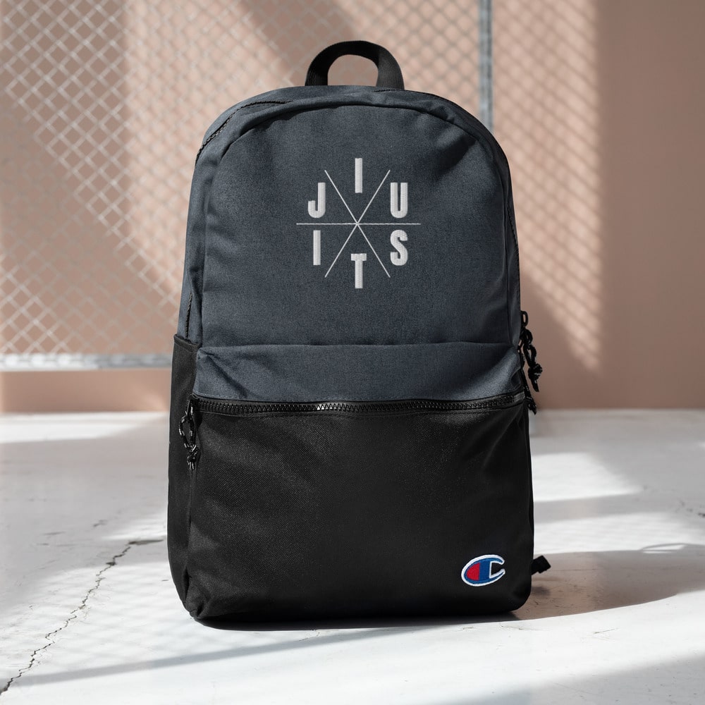 Jiu Jitsu Embroidered Champion Backpack