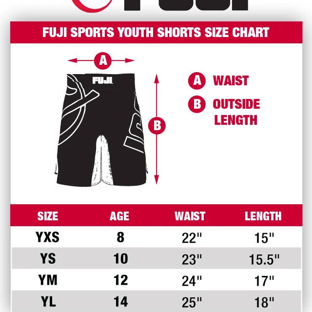Fuji Baseline Grappling Kid's Shorts